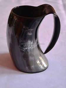 2025 nuevo modelo de taza de cuerno pulido vasos de cerveza premium estilo de bebida jarra - Product Image 5