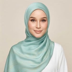 ผ้าพันคอพิมพ์ลายสก็อตพรีเมียมสำหรับผู้หญิง ฮิญาบ บาวาล ผ้าพิมพ์ลาย เป็นมิตรกับสิ่งแวดล้อม ระบายอากาศได้ดี ใช้ได้ทุกฤดู แฟชั่นทันสมัย ผ้าคลุมศีรษะเนื้อนุ่ม ผ้าคลุมมุสลิม - Product Image 1