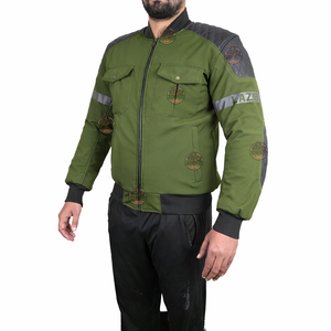 Chaqueta Bomber de Cordura y Softshell para Hombre, para Motociclismo Urbano, Certificación CE, Impermeable y Resistente al Viento, para Todas las Estaciones - LAZIB MOTO GEARS - Product Image 1