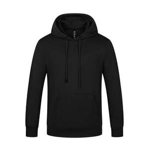 Suéter liso para trabajo, ropa con logo impreso, sudadera con capucha, abrigo de otoño, algodón orgánico, poliéster - Product Image 5