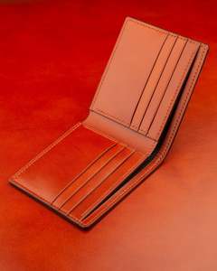 Cartera Corta de Cuero Vacuno Genuino para Hombre, Elegante y Duradera, Hecha a Mano, Estilo Casual de Negocios, con Cierre - Product Image 4