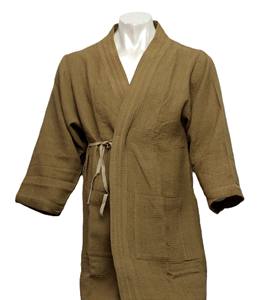 Peignoir de Spa Hôtelier pour Adultes - 100% Coton Éponge Écologique Respirant Thermique Séchage Rapide Style Classique Sauna Personnalisé Unisexe Hommes Femmes - Product Image 3