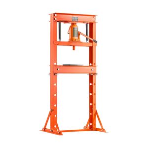 เครื่องอัดไฮดรอลิกแบบ H-Frame ขนาด 20 ตัน สำหรับใช้ในโรงรถหรือบ้าน พร้อมแผ่นปรับระดับได้และฐานรองรูปสามเหลี่ยม - Product Image 5