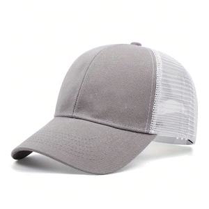2024 usine personnalisée de haute qualité 5 panneaux broderie Logo camionneur casquette de Baseball sportif Dot Style mousse maille papa chapeau Offre Spéciale - Product Image 5