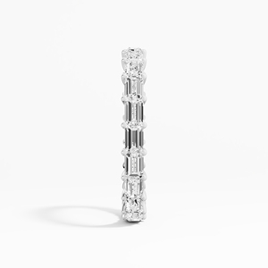 แหวนเงินแท้ 925 ชุบทอง 14K ประดับโมอิสซาไนต์ทรงบาแก็ตต์ 1.71 กะรัต คุณภาพพรีเมียม แบบคลาสสิก พร้อมใบรับรอง IGI SGL HRD ขายส่ง - Product Image 2