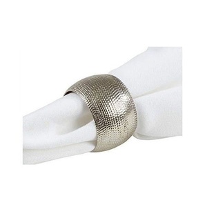 MART EXPORTS SS-01010 Anneaux de serviette classiques en aluminium durable, motifs ornés pour mariages, fêtes et dîners formels - Product Image 2