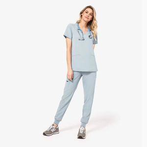 New Fashionable Scrub Designs Women Scrub <b>Set</b> Clinic Spa <b>Doctor</b> Hospital Nurse Scrub Uniforms Medical Nursing Uniforms <b>Sets</b> - Product Image 3