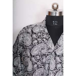 Robe midi moulante pour femme, respirante, écologique, 100% coton, imprimé floral numérique, soirée/formelle, manches 3/4, col en V - Product Image 2