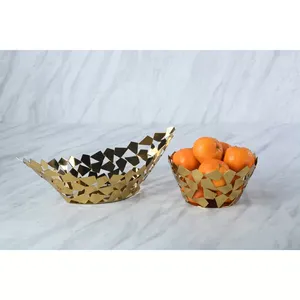 Luxury Handmade Decorative Bowl with Premium Silver Electroplated Mirror FinishModern Gold <b>Ceramic</b> Eco-Friendly Decorative Bowl - Product Image 5