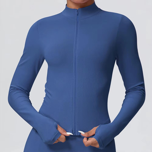 Camisa Casual de Manga Larga con Cierre Frontal, Servicios de Producción de Ropa de Marca Privada, Camisa de Manga Larga con Cierre para Mujer al por Mayor - Product Image 4