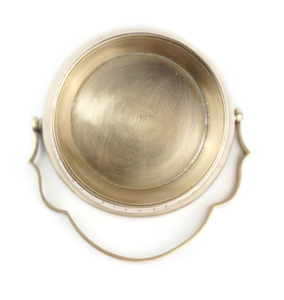 Refroidisseurs à bière et seaux à glace portables en métal argenté martelé pour champagne et bouteilles de vin - Product Image 4