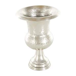 Jarrón de Metal Dorado al por Mayor, Jarrón de Flores de Lujo con Textura Geométrica, Decoración de Mesa, Estilo Martillado Vintage, Jarrón Metálico para Flores Secas - Product Image 4