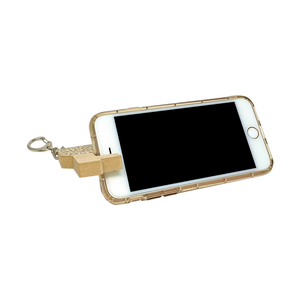 <b>Customized</b> Decorative Wooden <b>Key</b> <b>Ring</b> Phone Holder Colorful Charm for Gifts - Product Image 4