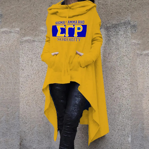 Sudadera Larga con Estampado Irregular de Moda Sigma Gamma Rho, Sudadera Informal Personalizada de Manga Larga, Estilo Oversize, OEM - Product Image 1