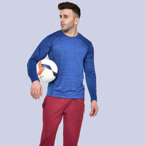T-shirt de sport léger et respirant pour homme, séchage rapide, polyester/coton, pour fitness, course à pied, activités de gym, décontracté, écologique - Product Image 1