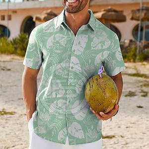 Camiseta Hawaiana de Verano, Camiseta Hawaiana Personalizada con Logotipo Personalizado, Camiseta Hawaiana de Marca Privada en Venta - Product Image 2