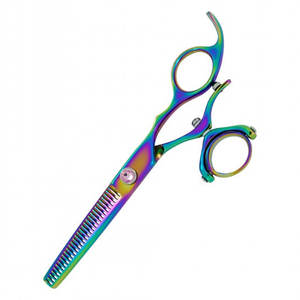 กรรไกรซอยผมมืออาชีพ ด้ามจับหมุนได้ ผลิตจากสแตนเลสคุณภาพพรีเมียม - Product Image 5