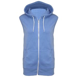 <b>Men's</b> <b>Sleeveless</b> Hooded Zipper Solid Color Knitted Casual <b>Hoodie</b> Regular Fit Autumn Wear Fleece Workout Top Fashion Customized P - Product Image 5