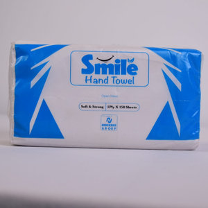 Toalla de Mano de 1 Capa, 150 Hojas, Rollo de Papel Suave y Resistente, Empaque Blanco y Azul para Uso en Oficinas y Hoteles - Product Image 5