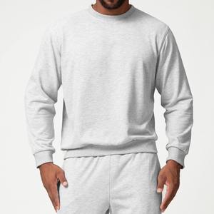 <b>White</b> Men Sweatshirt Casual Streetwear Pullover Relaxed Fit Fashion <b>Top</b> Custom USA Wholesale Apparel Trendy Everyday Wear - Product Image 4