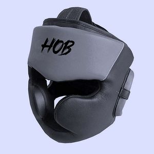 Protector de Cabeza para Boxeo HOB, de Piel Sintética PU, Rojo y Negro, Unisex, 7 Ventilaciones, Opción de Logotipo Personalizado, Cierre de Velcro - Product Image 3