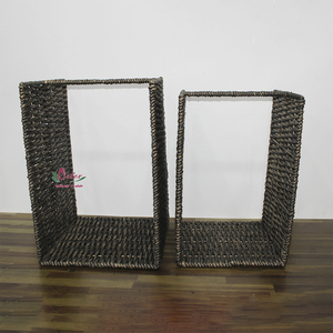 Cesta de Almacenamiento Artesanal Natural de Artex Dong Thap, Tejida con Jacinto de Agua y Pasto Marino, Provincia de Dong Thap, Vietnam, SD4401A-2BR05 - Product Image 5