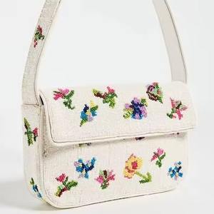 Sac à main pour femmes en résine perlée fait main TCE |   Portefeuille artisanal traditionnel pour femmes |   Accessoire de mode ethnique artisanal - Product Image 1