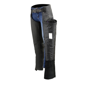 Best Design Customized Logo Printing Leather Made <b>Half</b> <b>Chaps</b> / Hot Sale New Style High Quality <b>Half</b> <b>Chaps</b> for Riding Wear - Product Image 5