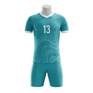 Uniforme de Fútbol Personalizado de Primera Calidad, Sublimado, OEM, Conjunto de Camiseta de Fútbol Unisex, Secado Rápido, Transpirable, Fabricante de Equipaciones Deportivas, Poliéster - Product Image 6