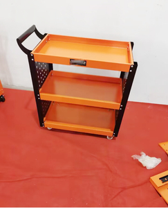 Hot Selling Heavy Duty 3-Tier Industrial Mobile <b>Tool</b> Storage <b>Cabinet</b> Wheels Customized OEM/ODM/OBM Support 300kg Load Capacity - Product Image 2
