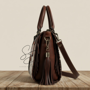 Western Hair On Cowhide Leather Handbag Women Tooled Deck of Cards Design <b>Tote</b> Shoulder <b>Bag</b> Handmade <b>Mini</b> Purse OEM ODM Custom - Product Image 5