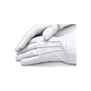 <b>Gloves</b> Pure Lambskin Leather Cosplay Gauntlet <b>Gloves</b> <b>Long</b> Arm Cuff, - Product Image 4