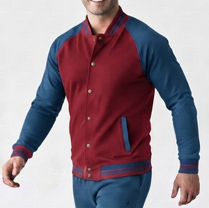 Comfy And Stylish Varsity Jacket Soft Touch Fabric Stretchy Material Double Best Stitching jacket for men men's jackets - Product Image 1