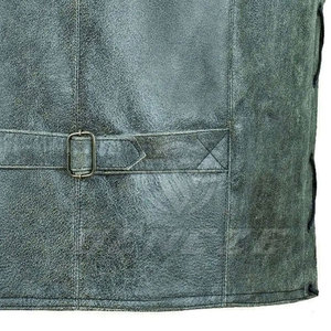 Diseña Tu Propio Logotipo, Chaleco de Cuero para Hombre, Nuevo Diseño, Color Personalizado, Chaleco de Cuero para Hombre - Product Image 6