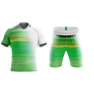 Uniforme de Rugby Deportivo Personalizado de Alta Calidad con Color y Logotipo, Conjunto de Camiseta y Pantalones Cortos de Rugby Hechos en Fábrica para Unisex - Product Image 6
