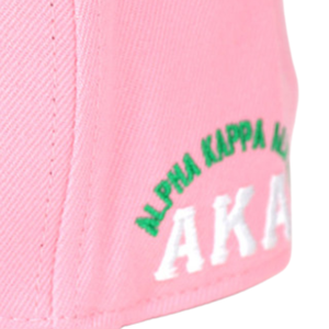 Gorra Rosa con Logotipo AKA Crest, Gorra de Béisbol de Primera Calidad, Correa Ajustable, Estilo Casual, para Mujer, Suave y Cómoda - Product Image 4