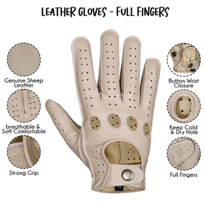 Gants de course unisexes sur mesure 2026, en cuir léger de haute qualité avec votre propre design - Product Image 6