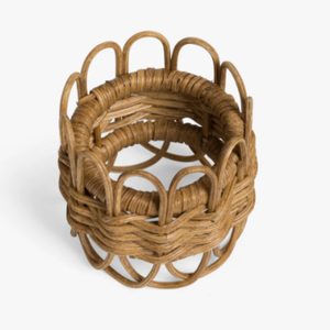 Anillos de Servilleta Ecológicos Hechos a Mano, Juego de 4 de Seagrass, Origen Vietnam, Anillos de Servilleta Rústicos de Ratán Ecológicos OaHandwicker - Product Image 2