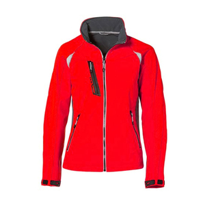 <b>Men's</b> Orange Fleece <b>Jacket</b> Windproof Zipper Closure Sporty Stand Collar Outdoor Wear Autumn Season Regular Fit - Product Image 6