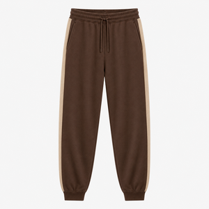 Casual <b>Baggy</b> Straight Leg Mid Waist Canvas <b>Joggers</b> for Men Eco-Friendly Heavyweight Cotton Sweatpants - Product Image 3