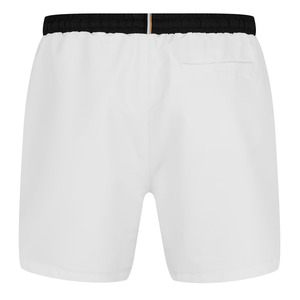 High Waist Casual Athletic Side Stripes Drawstring Waist Quick Dry Casual Swim Shorts Gym Workout Swim Shorts <b>Men</b> Fitness - Product Image 2