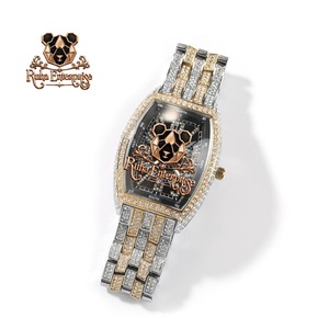 Montre en diamant moissanite la plus vendue, montre-bracelet tendance avec détails en pierres brillantes pour hommes, femmes et occasions spéciales - Product Image 2