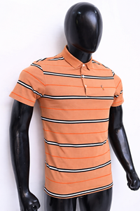 Camisas Polo a Rayas para Hombre, Mezcla de Algodón, Manga Corta, Estilo Casual de Verano, Corte Clásico, Estilo Urbano, Estilo Golf, Venta al Por Mayor - Product Image 5