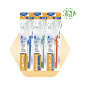 Lot de trois brosses à dents orthodontiques professionnelles Pearlie White Soft - Product Image 2