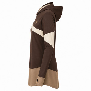 Top Deportivo de Natación para Mujer, Elástico en 4 Direcciones, con Capucha, Manga Larga, Protección UPF 50+, Ropa para Deportes Acuáticos, 1 Pieza, Logotipo Frontal - Product Image 3