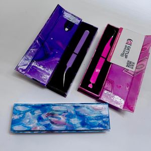 Pince à épiler GETUP BROSONS IMPEX 45 degrés/isolation, rose violet, en acier inoxydable thermolaqué, pointe de précision lisse 10 mm - Product Image 6