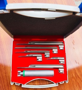 Macintosh Manual Fiber <b>Optic</b> Diagnostic ENT Laryngoscope Set General Surgery Maher Surgical <b>Instruments</b> Class I CE <b>Instrument</b> - Product Image 2