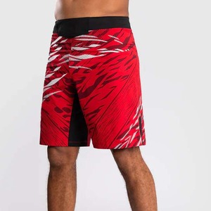 Shorts de boxe MMA pour l'entraînement au kick-boxing et au bodybuilding avec tissu extensible quadridirectionnel écologique et cordon de serrage - Product Image 4