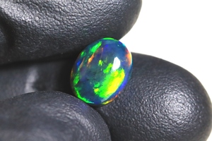 Genuine Ethiopian <b>Black</b> Opal Cabochon Stone Oval Shape Smooth <b>Polished</b> <b>Black</b> Opal Gemstone A Similar Picture - Product Image 3