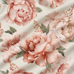 Tissu en popeline de coton biologique léger à imprimé floral pour chemises, jupes, vêtements et literie - Product Image 3